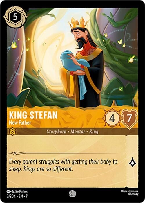 Disney Lorcana - King Stefan - New Father (3/204) (Archazia's Island)