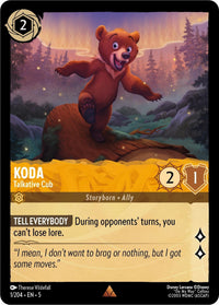 Koda - Talkative Cub (1/204) (Shimmering Skies) by LAB7 Malta, Europe