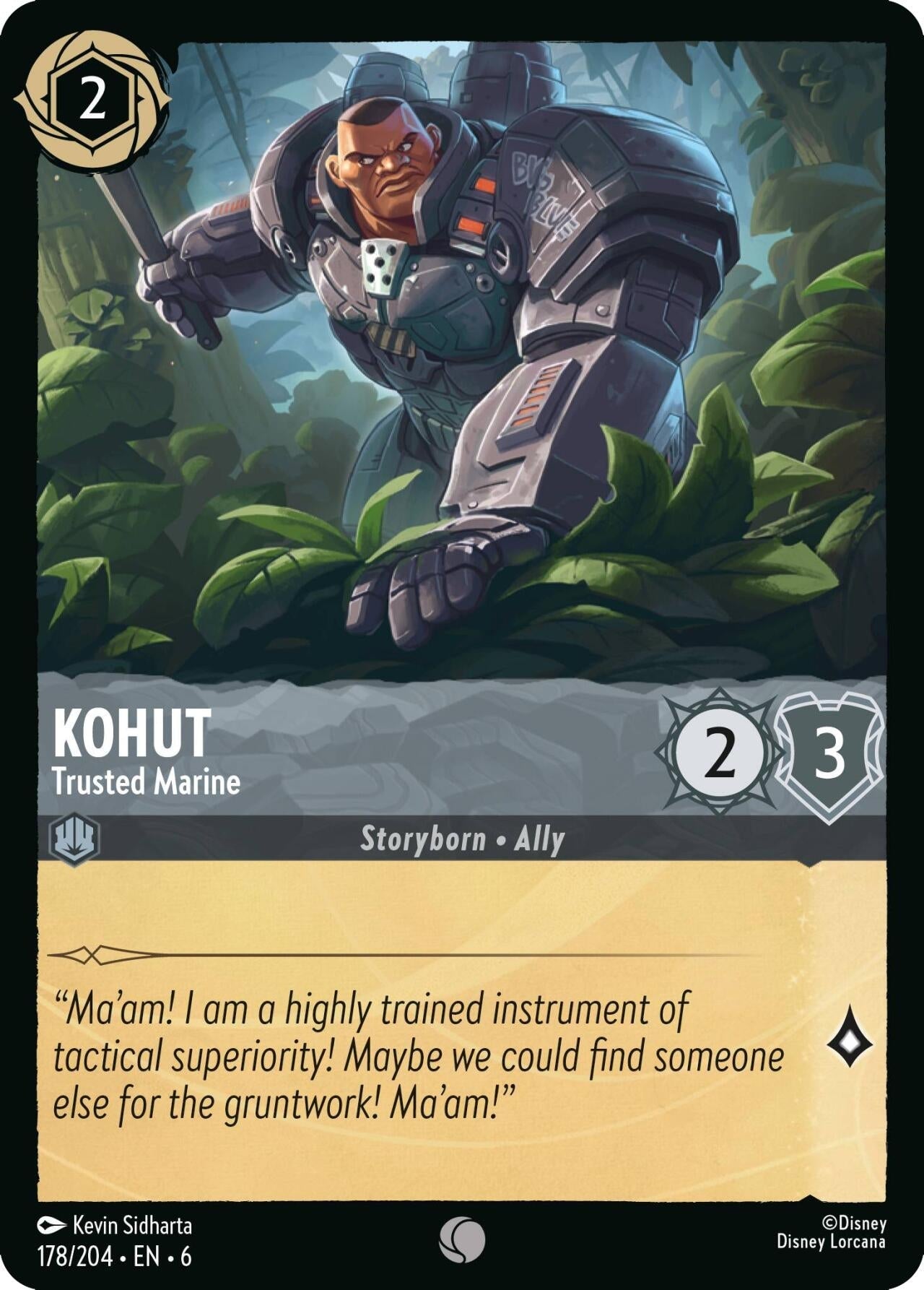 Disney Lorcana - Kohut - Trusted Marine (178/204) (Azurite Sea)