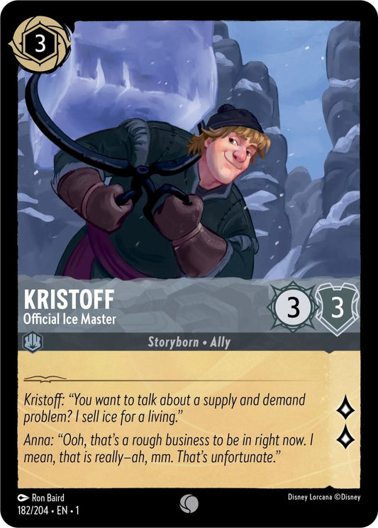 Disney Lorcana - Kristoff - Official Ice Master (182/204) (The First Chapter)