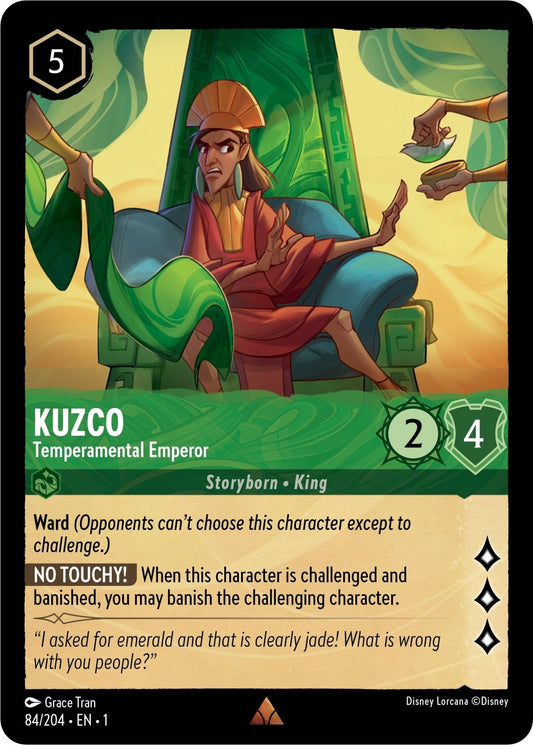 Disney Lorcana - Kuzco - Temperamental Emperor (84/204) (The First Chapter)