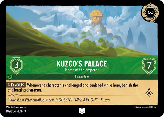 Disney Lorcana - Kuzco's Palace - Home of the Emperor (102/204) (Into the Inklands)