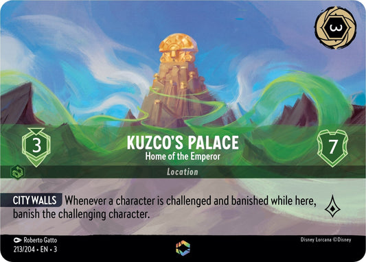 Disney Lorcana - Kuzco's Palace - Home of the Emperor (Enchanted) (213/204) (Into the Inklands)