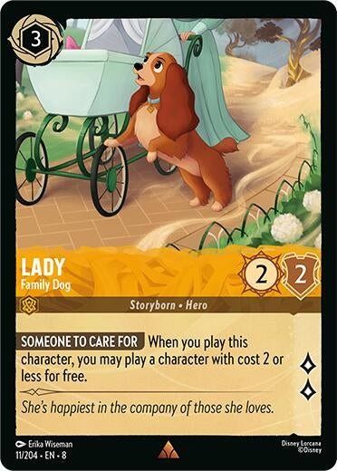 Disney Lorcana - Lady - Family Dog (11/204) (Reign of Jafar)