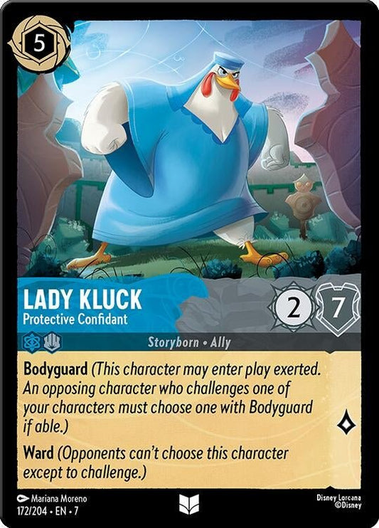Disney Lorcana - Lady Kluck - Protective Confidant (172/204) (Archazia's Island)