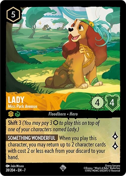 Disney Lorcana - Lady - Miss Park Avenue (28/204) (Archazia's Island)