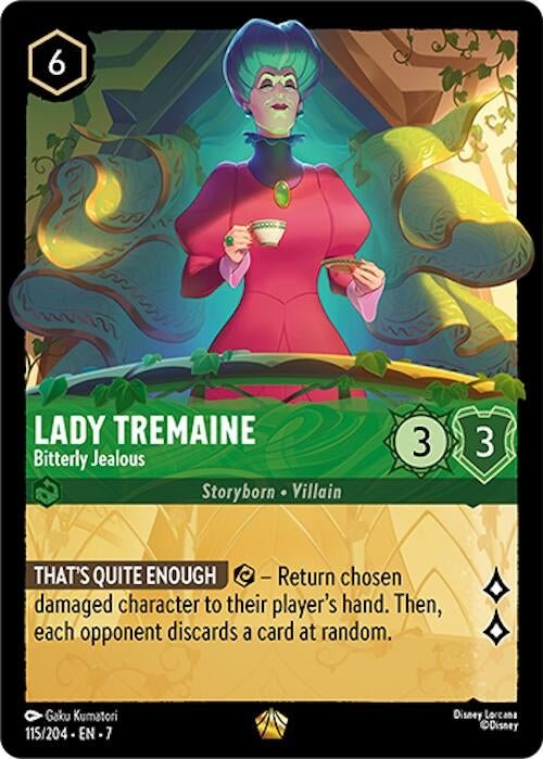 Disney Lorcana - Lady Tremaine - Bitterly Jealous (115/204) (Archazia's Island)