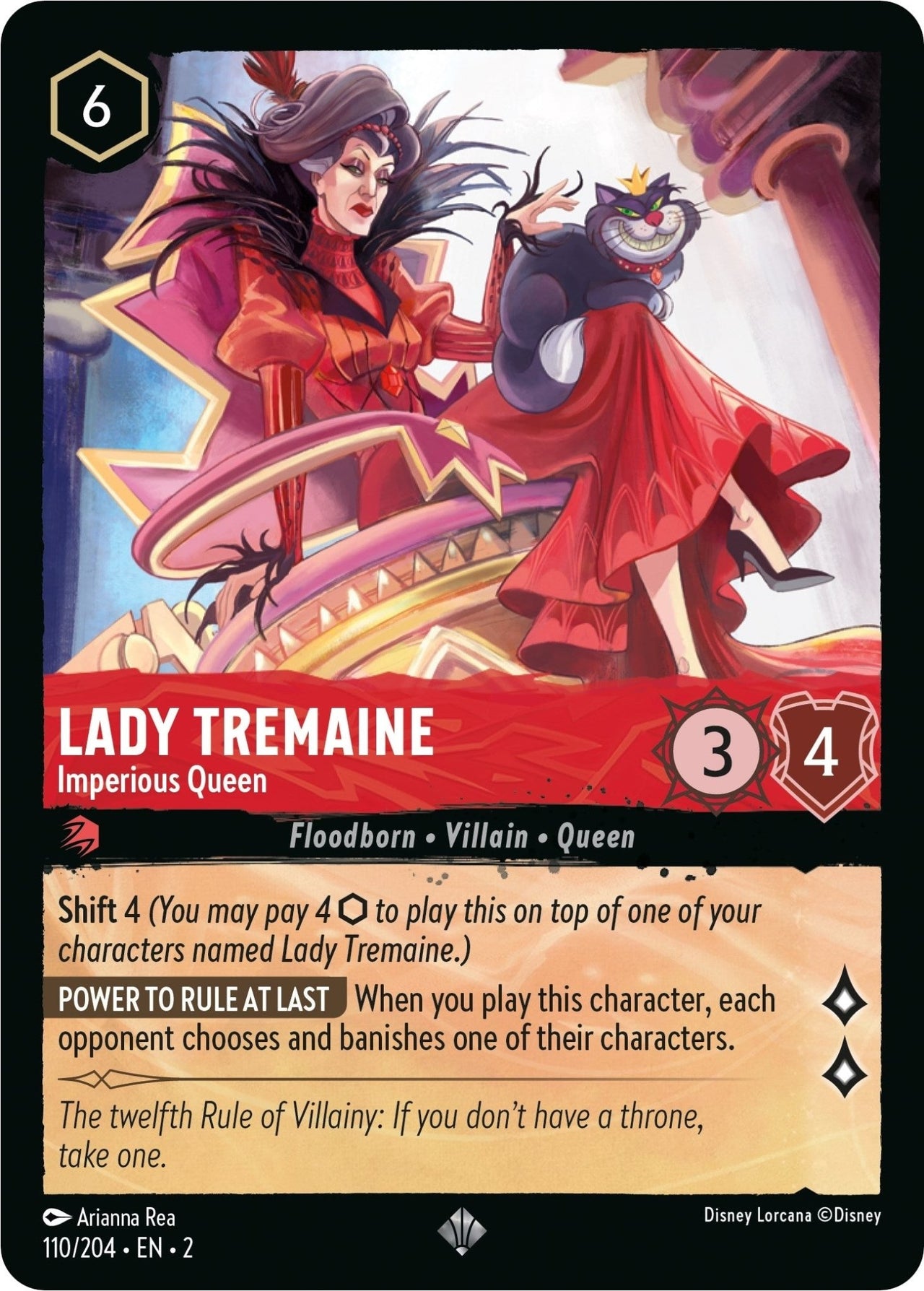 Lady Tremaine - Imperious Queen (110/204) (Rise of the Floodborn) by LAB7 Malta, Europe