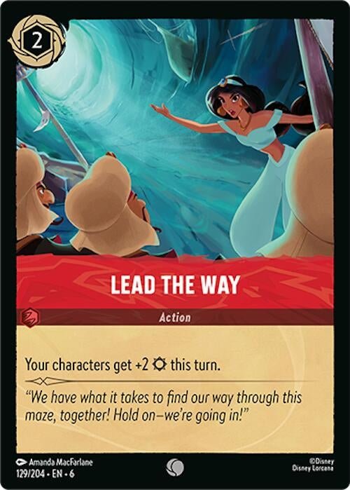 Disney Lorcana - Lead the Way (129/204) (Azurite Sea)