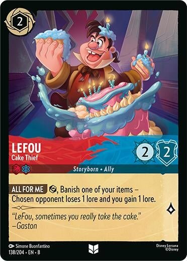 LeFou - Cake Thief (138/204) (Reign of Jafar) by LAB7 Malta, Europe
