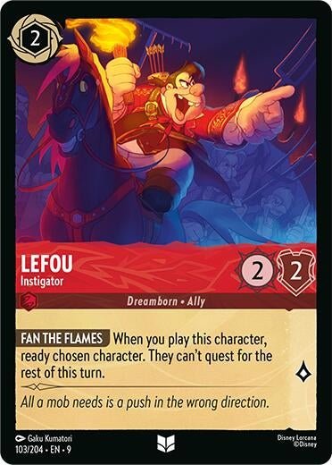 Disney Lorcana - LeFou - Instigator (103/204) (Fabled)