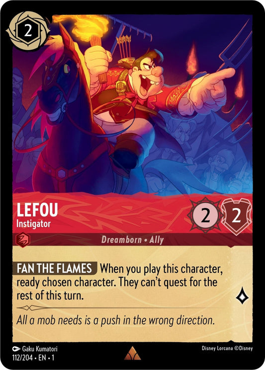 Disney Lorcana - Lefou - Instigator (112/204) (The First Chapter)