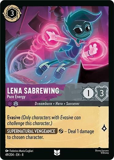 Disney Lorcana - Lena Sabrewing - Pure Energy (49/204) (Reign of Jafar)
