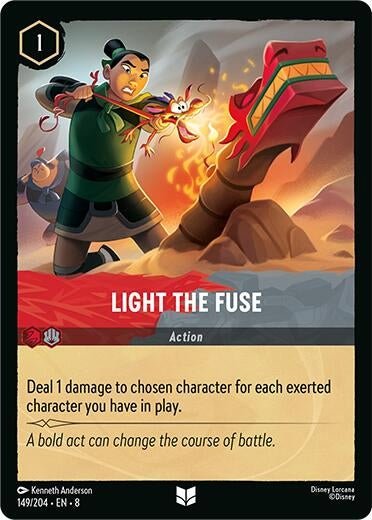 Disney Lorcana - Light the Fuse (149/204) (Reign of Jafar)