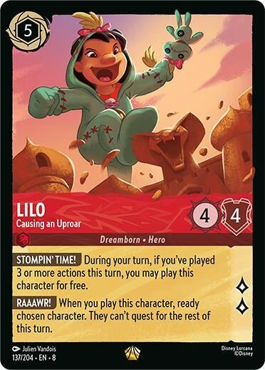 Disney Lorcana - Lilo - Causing an Uproar (137/204) (Reign of Jafar)