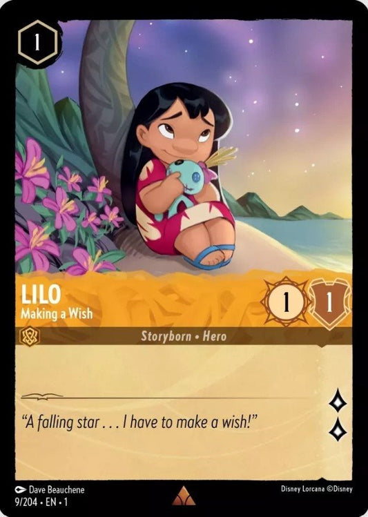 Disney Lorcana - Lilo - Making a Wish (9/204) (The First Chapter)