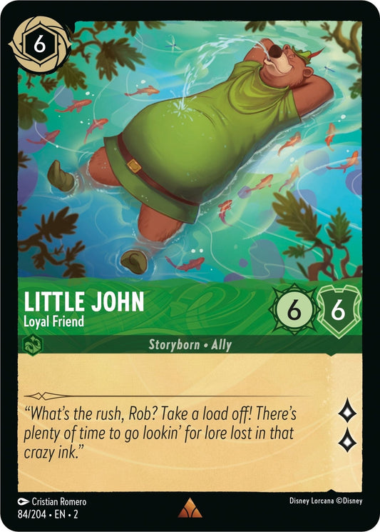 Disney Lorcana - Little John - Loyal Friend (84/204) (Rise of the Floodborn)