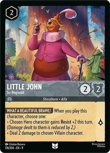 Disney Lorcana - Little John - Sir Reginald (176/204) (Fabled)