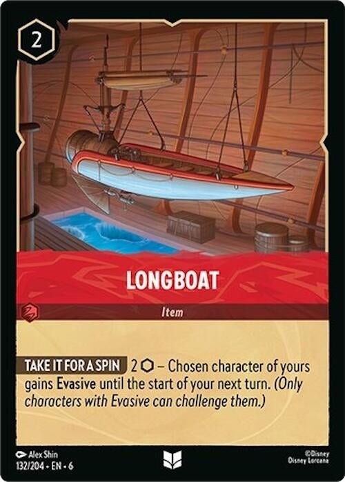 Disney Lorcana - Longboat (132/204) (Azurite Sea)