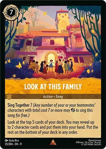 Disney Lorcana - Look at This Family (25/204) (Fabled)