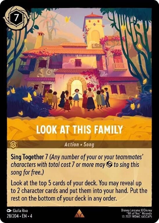 Disney Lorcana - Look at This Family (28/204) (Ursula's Return)