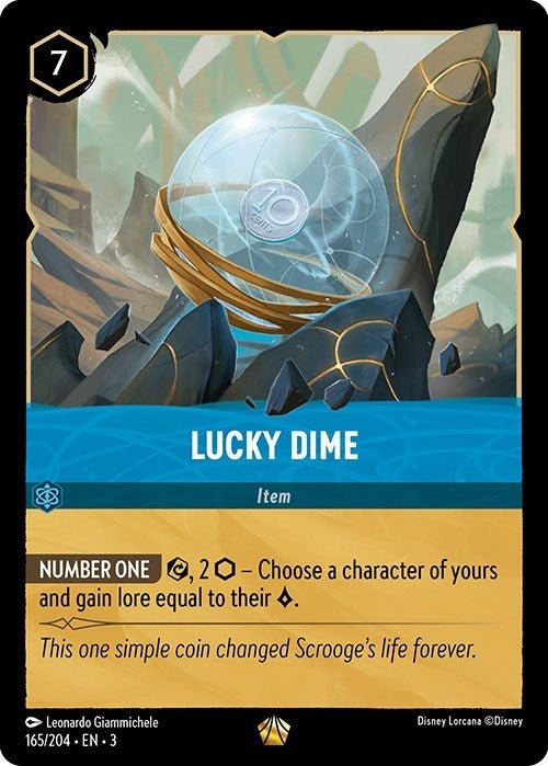 Disney Lorcana - Lucky Dime (165/204) (Into the Inklands)