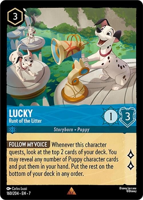 Disney Lorcana - Lucky - Runt of the Litter (160/204) (Archazia's Island)