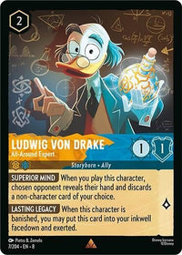 Ludwig Von Drake - All - Around Expert (7/204) (Reign of Jafar) by LAB7 Malta, Europe