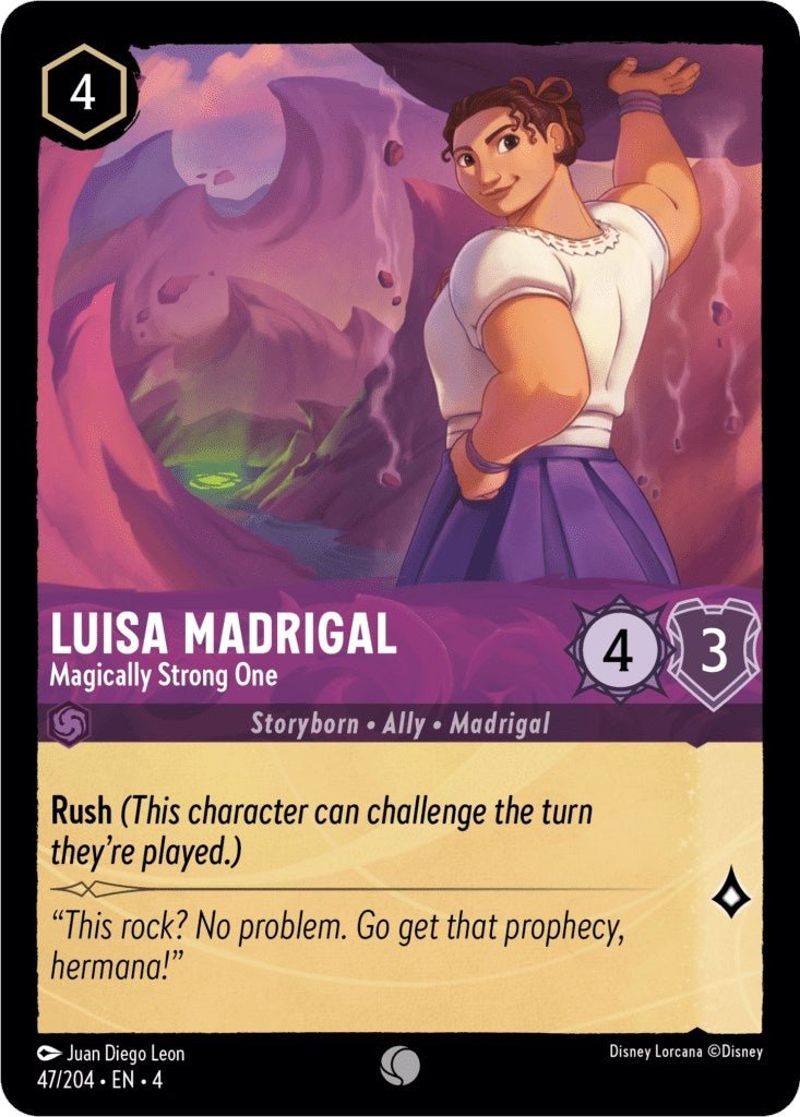 Disney Lorcana - Luisa Madrigal - Magically Strong One (47/204) (Ursula's Return)