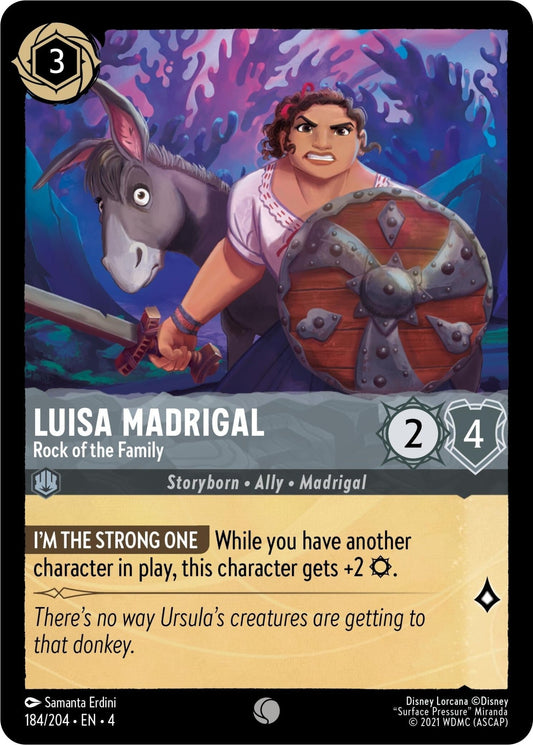 Disney Lorcana - Luisa Madrigal - Rock of the Family (184/204) (Ursula's Return)
