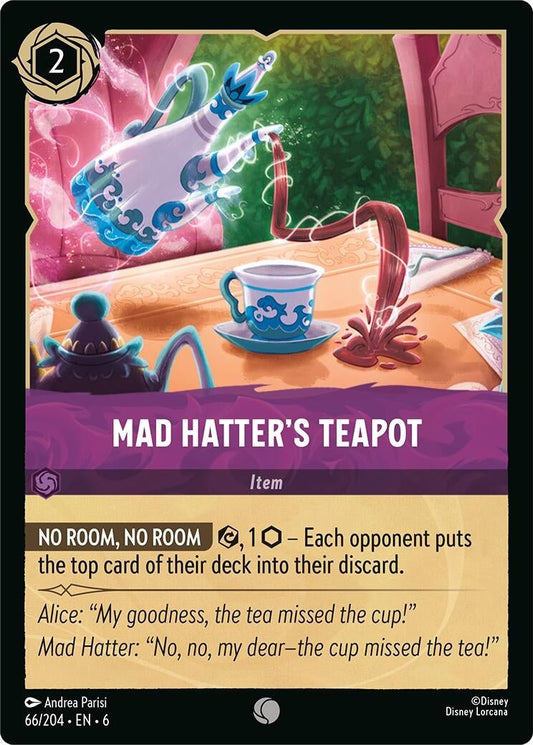Disney Lorcana - Mad Hatter's Teapot (66/204) (Azurite Sea)