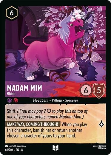 Madam Mim - Rhino (69/204) (Reign of Jafar) by LAB7 Malta, Europe