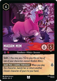 Madam Mim - Rhino (69/204) (Reign of Jafar) by LAB7 Malta, Europe