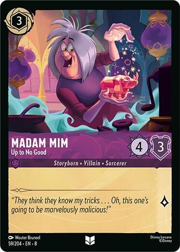 Disney Lorcana - Madam Mim - Up to No Good (59/204) (Reign of Jafar)
