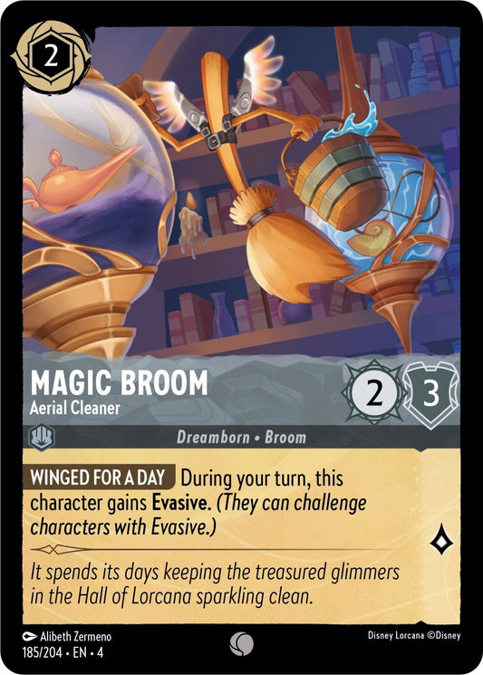 Disney Lorcana - Magic Broom - Aerial Cleaner (185/204) (Ursula's Return)