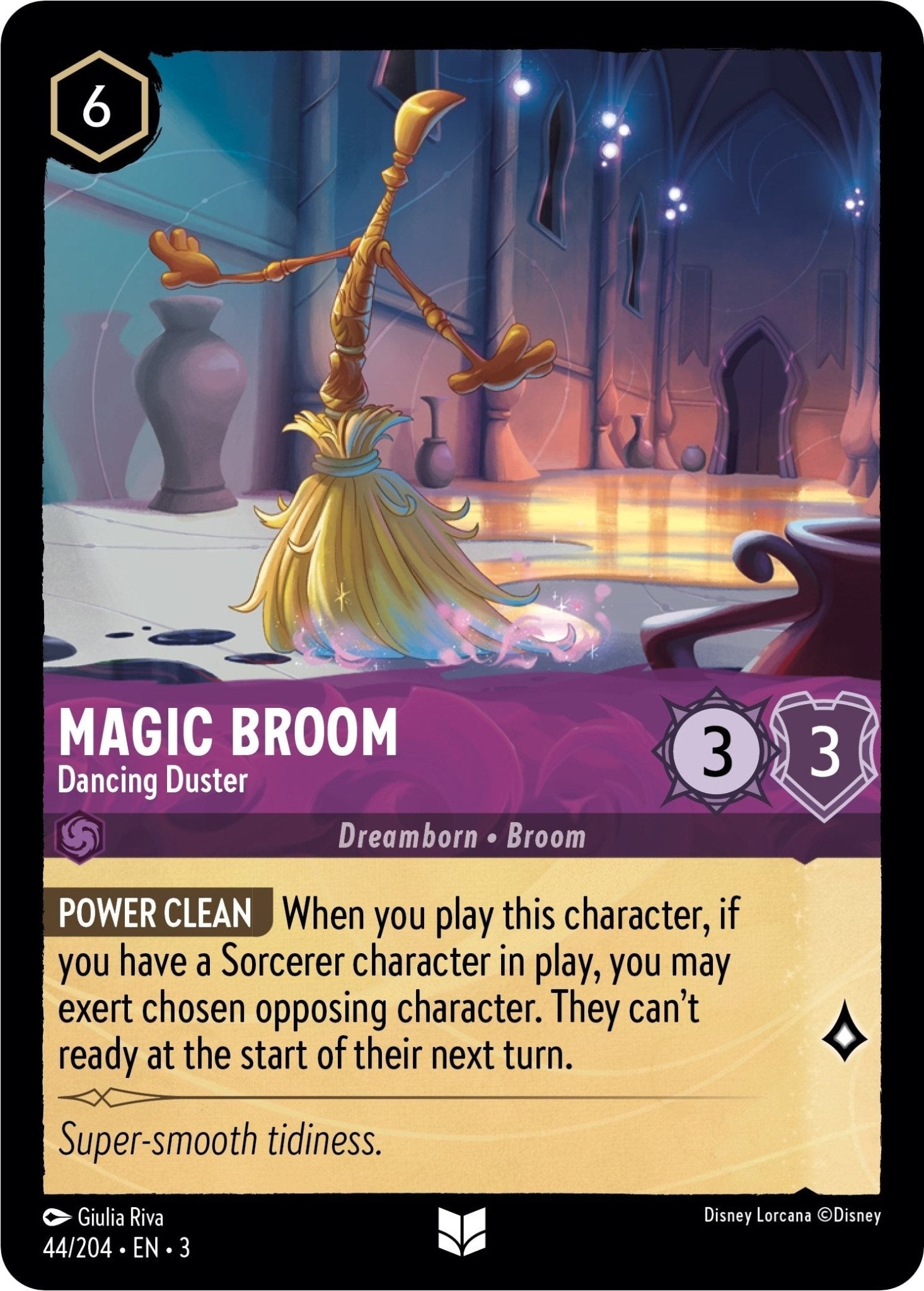 Disney Lorcana - Magic Broom - Dancing Duster (44/204) (Into the Inklands)