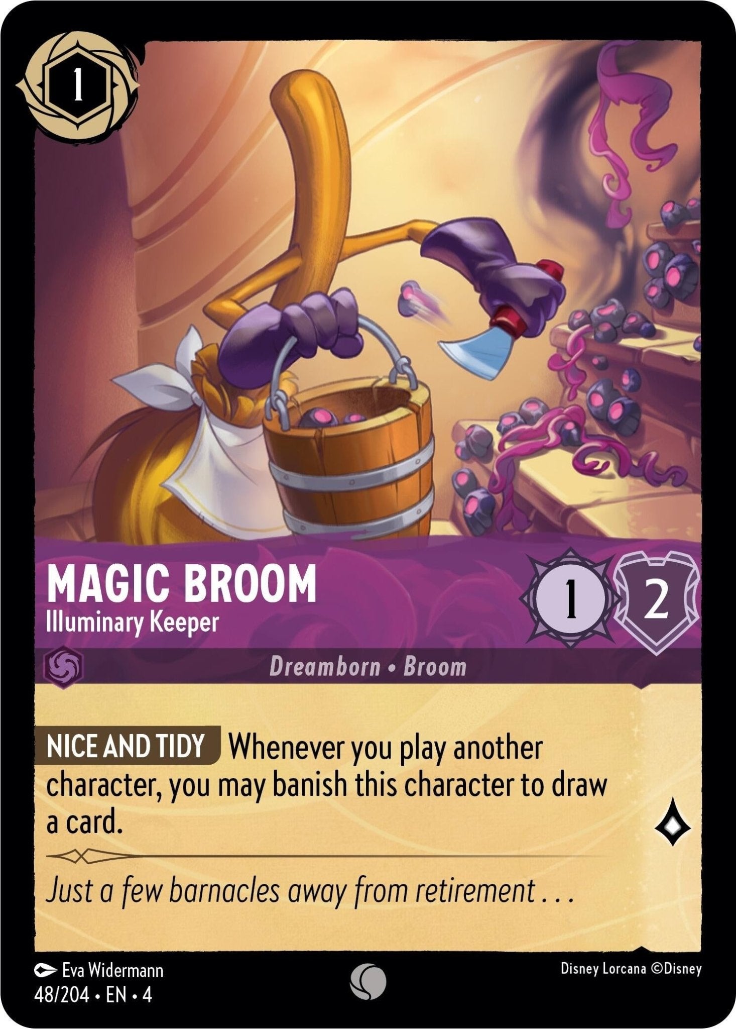 Disney Lorcana - Magic Broom - Illuminary Keeper (48/204) (Ursula's Return)