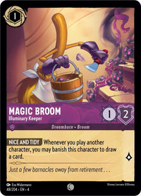 Magic Broom - Illuminary Keeper (48/204) (Ursula's Return) by LAB7 Malta, Europe