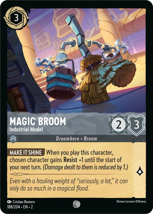 Disney Lorcana - Magic Broom - Industrial Model (188/204) (Rise of the Floodborn)