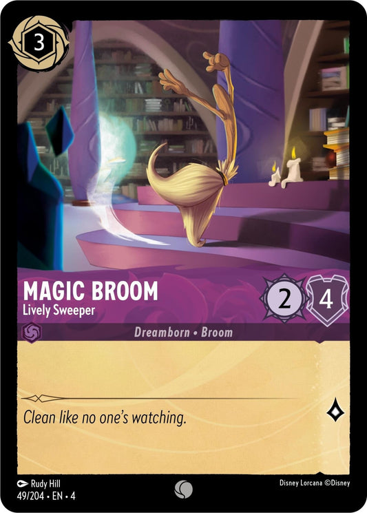 Disney Lorcana - Magic Broom - Lively Sweeper (49/204) (Ursula's Return)