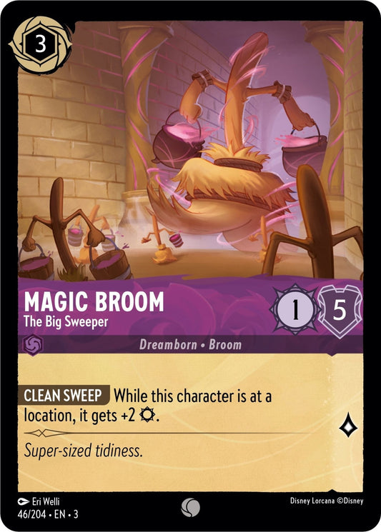 Disney Lorcana - Magic Broom - The Big Sweeper (46/204) (Into the Inklands)