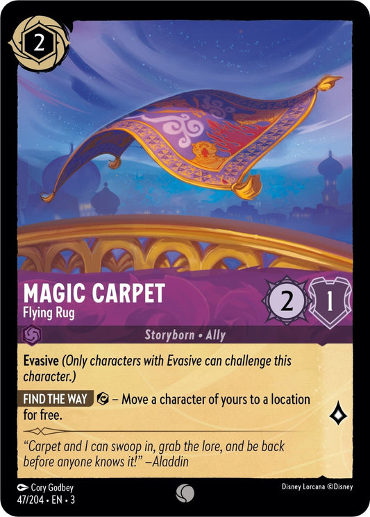 Disney Lorcana - Magic Carpet - Flying Rug (47/204) (Into the Inklands)