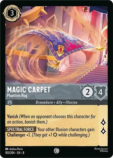 Disney Lorcana - Magic Carpet - Phantom Rug (183/204) (Reign of Jafar)