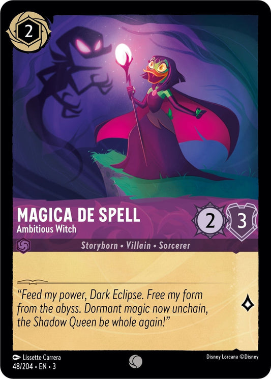 Disney Lorcana - Magica De Spell - Ambitious Witch (48/204) (Into the Inklands)