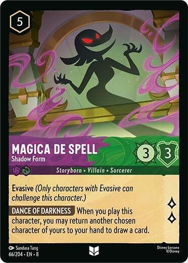 Disney Lorcana - Magica De Spell - Shadow Form (66/204) (Reign of Jafar)