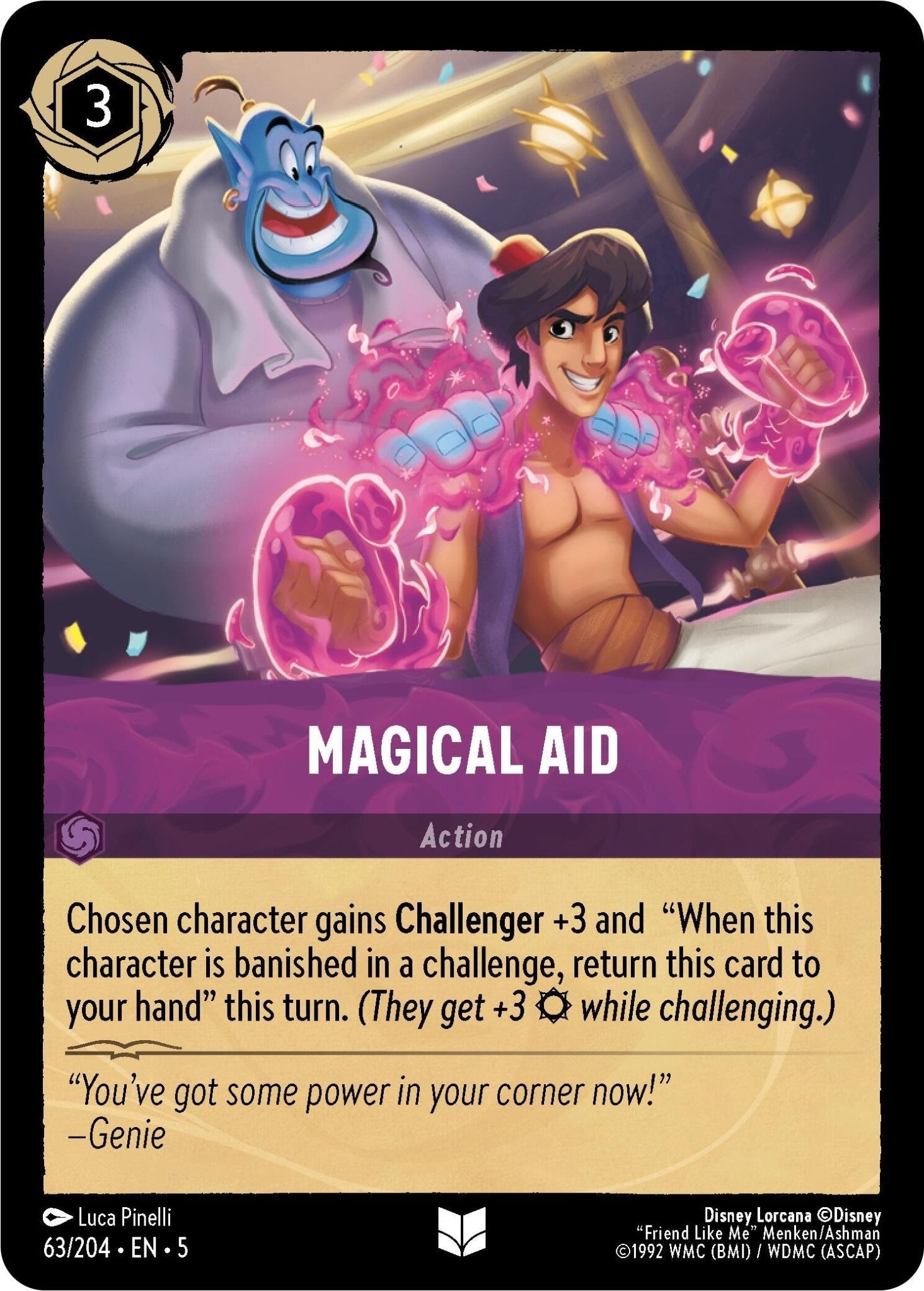 Disney Lorcana - Magical Aid (63/204) (Shimmering Skies)
