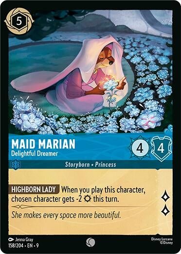 Disney Lorcana - Maid Marian - Delightful Dreamer (158/204) (Fabled)