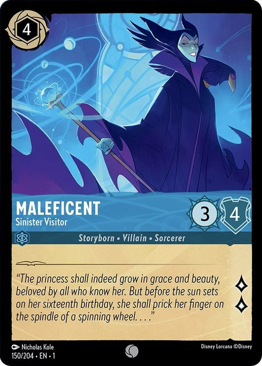 Disney Lorcana - Maleficent - Sinister Visitor (150/204) (The First Chapter)