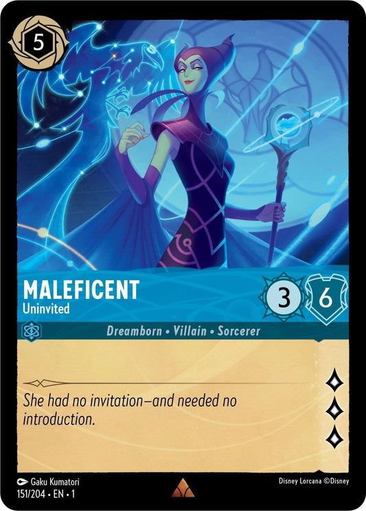 Disney Lorcana - Maleficent - Uninvited (151/204) (The First Chapter)