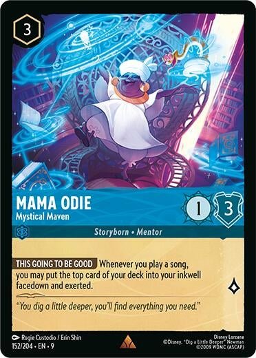 Disney Lorcana - Mama Odie - Mystical Maven (152/204) (Fabled)